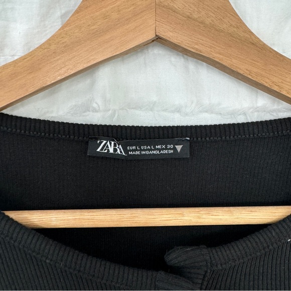 BLACK MATCHING CARDIGAN AND TANK TOP CO-ORD SET - Picture 5 of 7